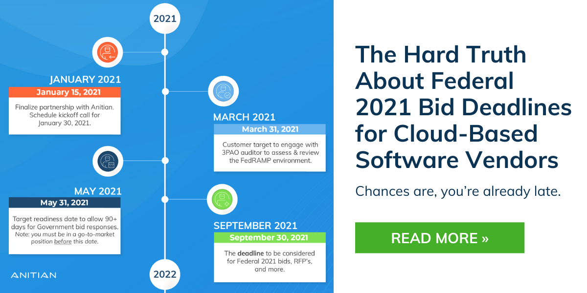 [Updated] The Hard Truth About Federal 2021 Bid Deadlines for Cloud-Based Software Vendors