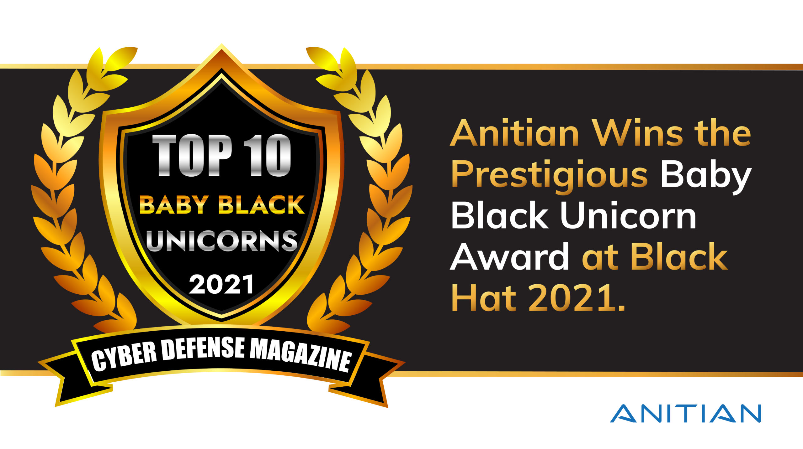 Anitian Named Winner in Prestigious Black Unicorn Awards at Black Hat 2021